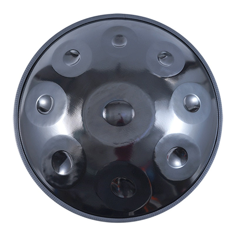 9/10 Tone Handpan Drum 22 Inches D Minor Blue Steel Tongue Drum Yoga Meditation Hand Pan Music Drums Percussion Instruments Gift - yourmeditation
