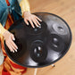 9/10 Tone Handpan Drum 22 Inches D Minor Blue Steel Tongue Drum Yoga Meditation Hand Pan Music Drums Percussion Instruments Gift - yourmeditation